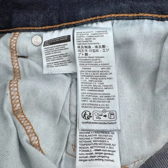 Levi’s 541 Men’s Athletic Taper Dark Wash Jeans 36x32 - Picture 13 of 15